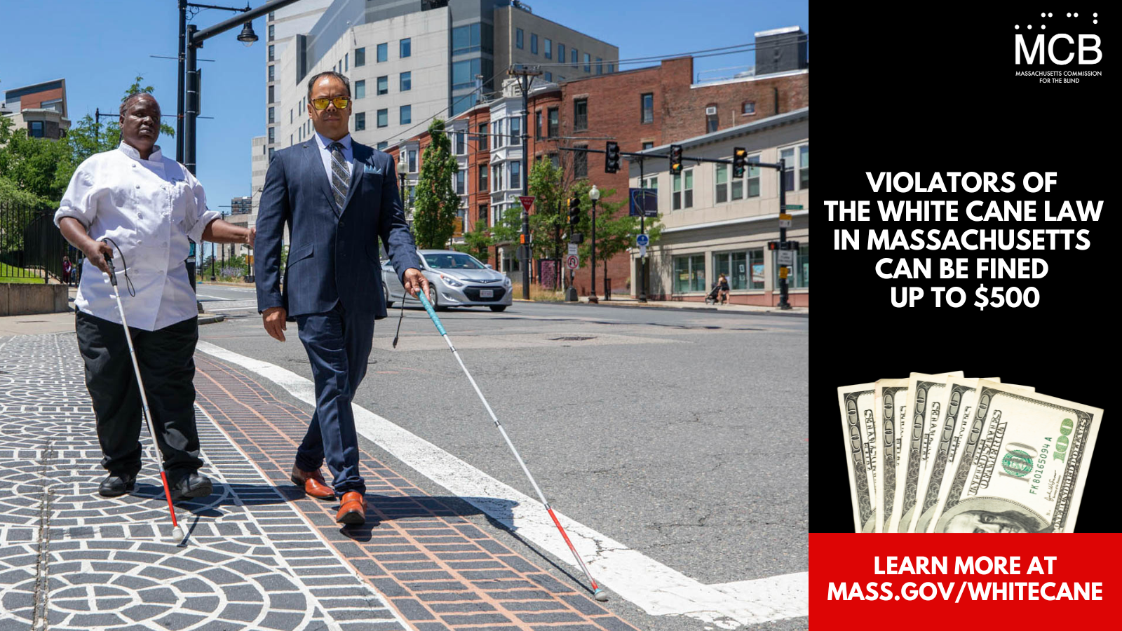 White Cane Awareness Month Promotional Toolkit Mass.gov